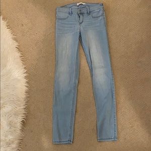 Abercrombie kids, light washed jagging